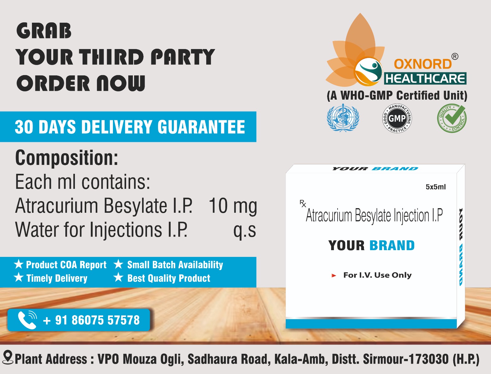 ATRACURICUM BESYLATE INJECTION 10MG